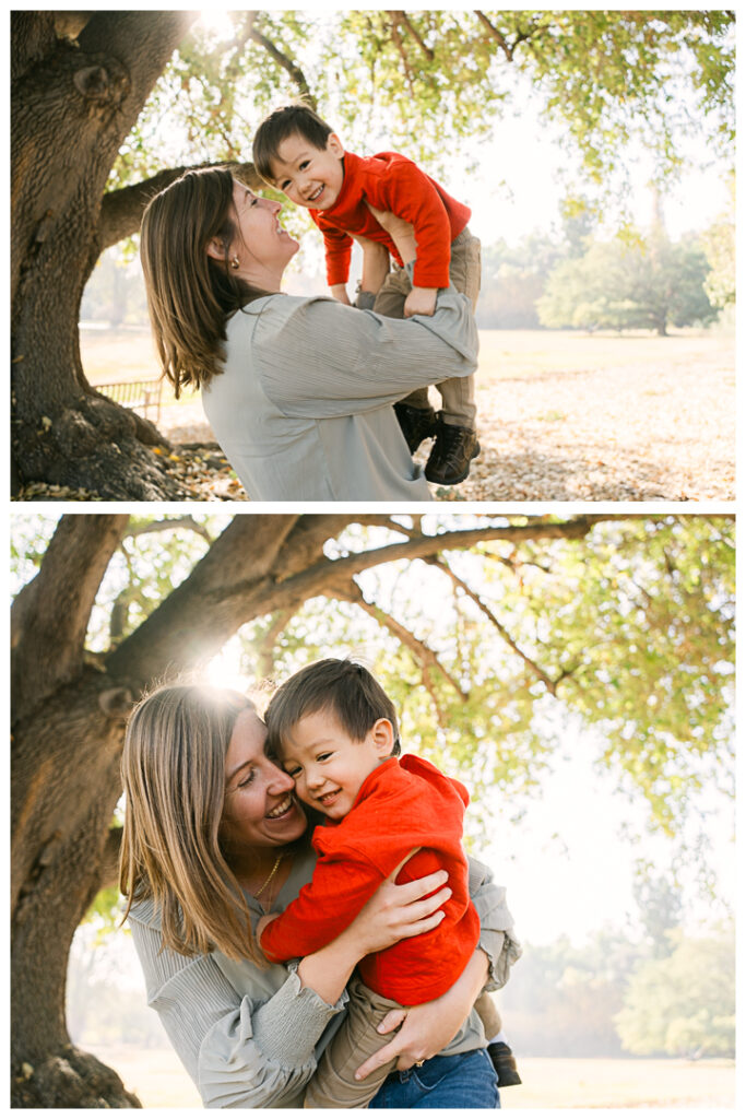 LA Arboretum Botanic Garden Family Photos in the Morning