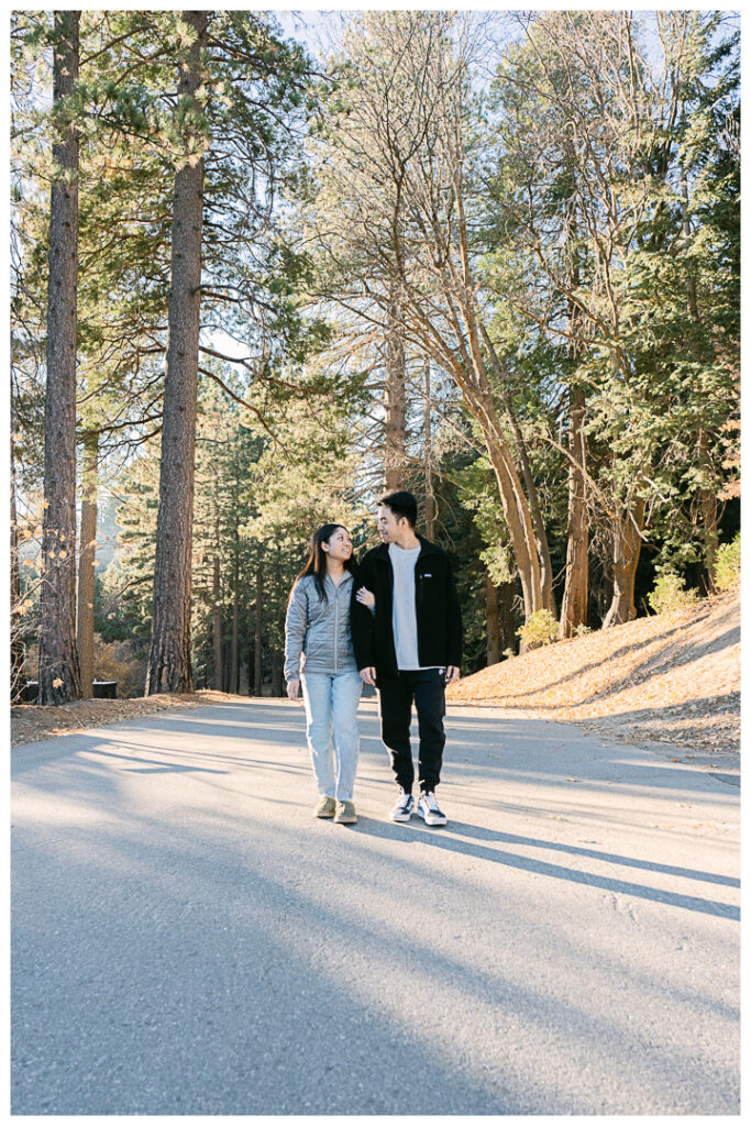 Big Bear Postcard Cabin Surprise Proposal & Engagement