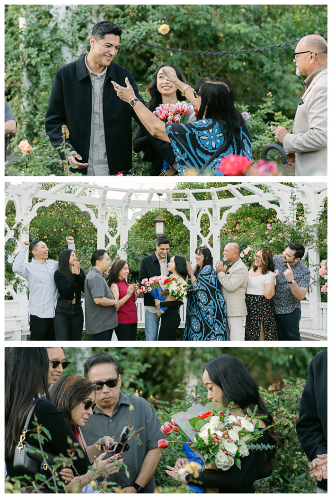 Los Angeles Arboretum & Botanic Garden Surprise Proposal & Engagement Photo Session