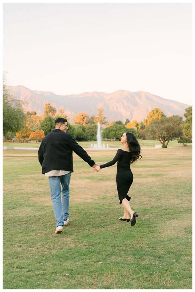 Los Angeles Arboretum & Botanic Garden Surprise Proposal & Engagement Photo Session