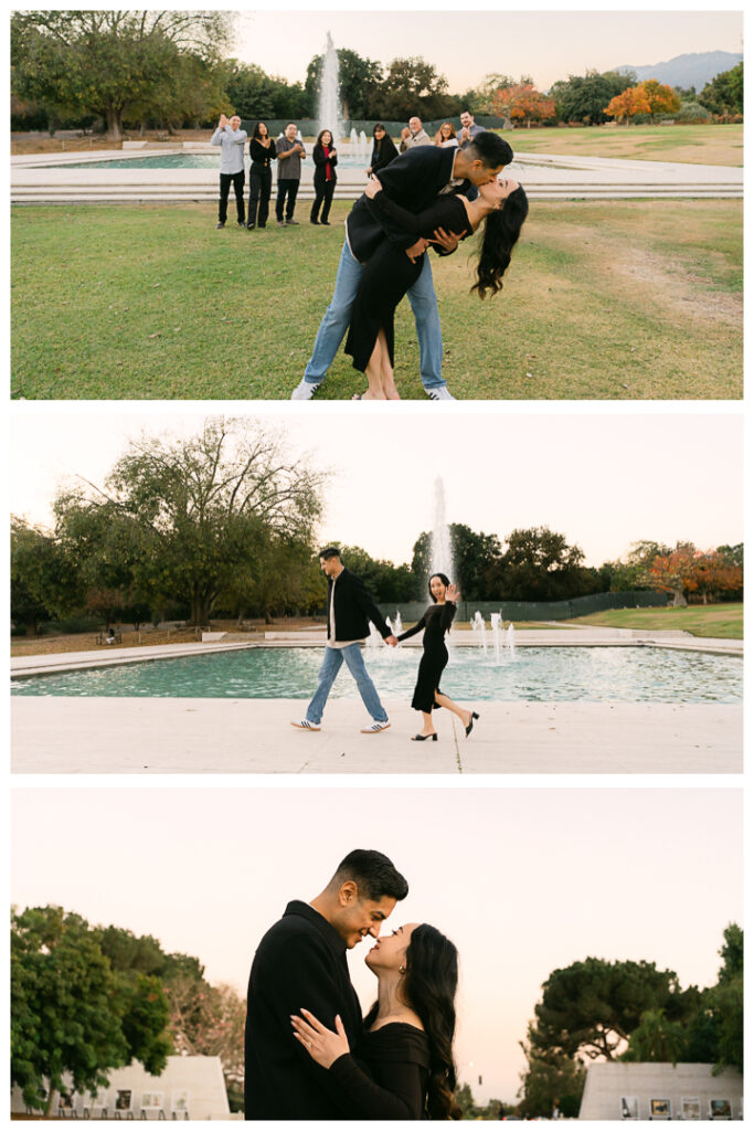 Los Angeles Arboretum & Botanic Garden Surprise Proposal & Engagement Photo Session