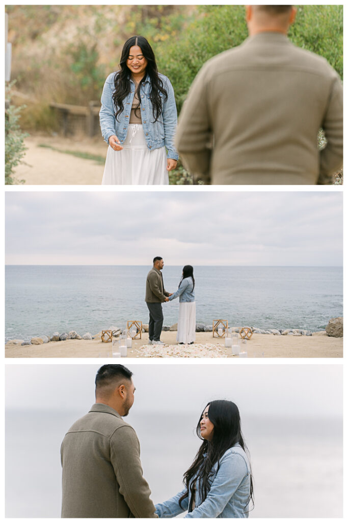 Terranea Resort and Beach Surprise Proposal and Engagement in Palos Verdes