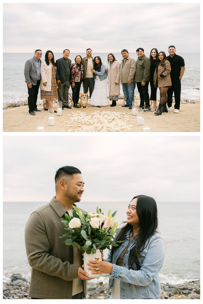 Terranea Resort and Beach Surprise Proposal and Engagement in Palos Verdes