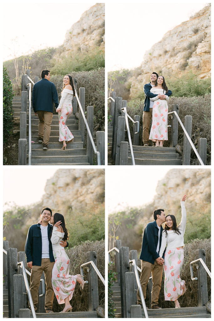 Terranea Beach Cove surprise engagement captured by Los Angeles proposal photographer