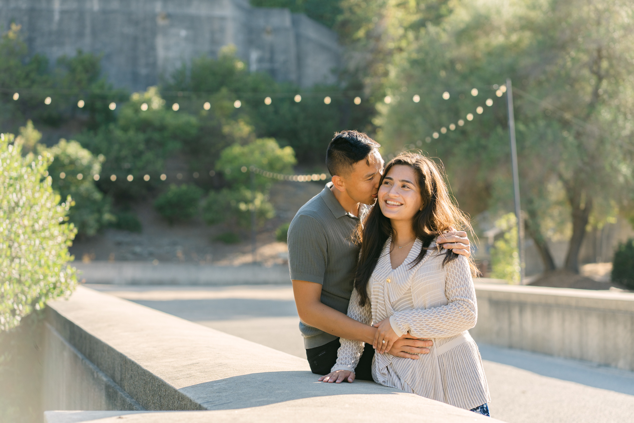Romantic Catalina Island proposal at Wrigley Memorial Botanical Garden captured by Los Angeles photographer Stephanie Ip