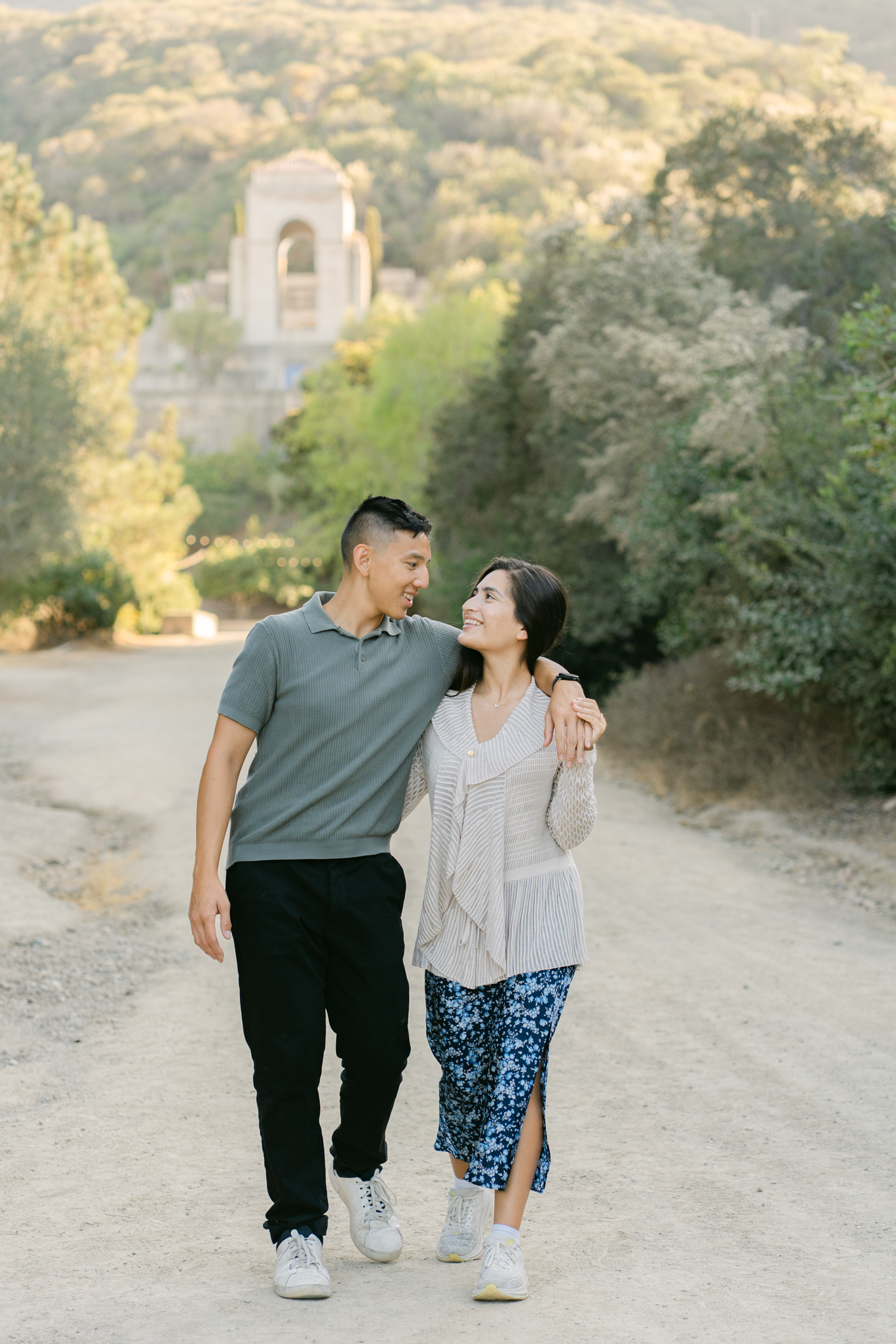 Romantic Catalina Island proposal at Wrigley Memorial Botanical Garden captured by Los Angeles photographer Stephanie Ip