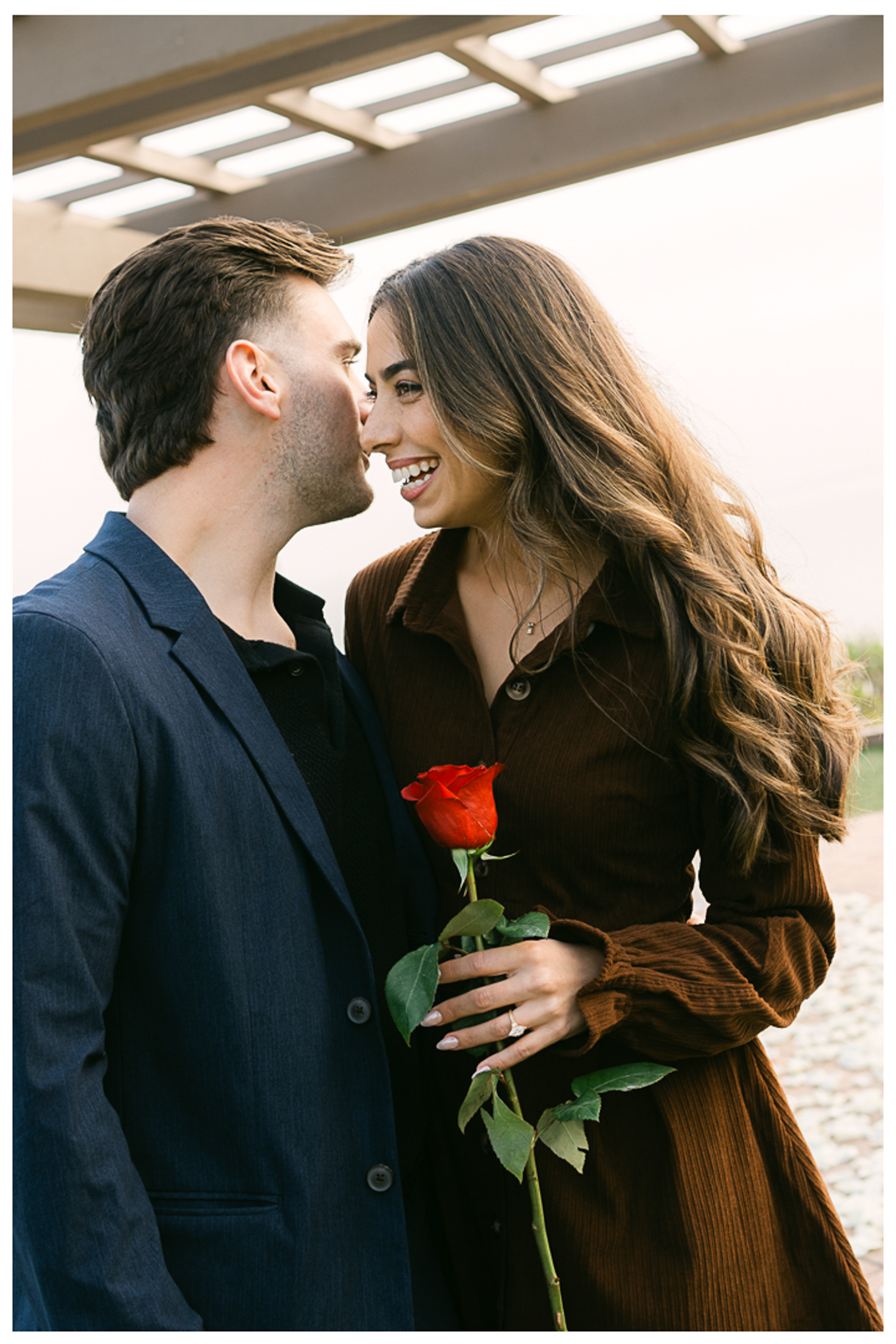 Quiet surprise proposal after ten years together captured in a calm, documentary style