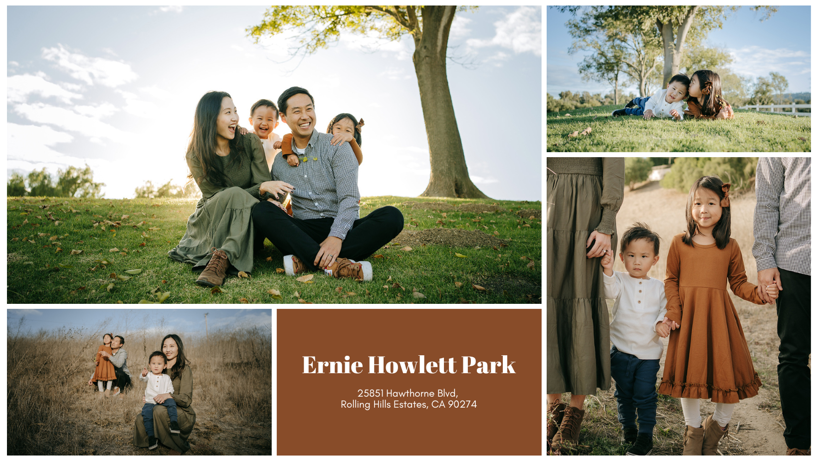 2024 Holiday Mini Session at Palos Verdes Ernie Howlett Park