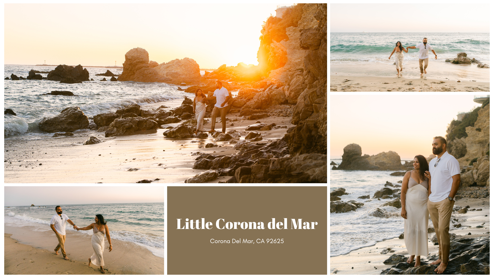 2024 Holiday Mini Session at Little Corona del Mar in Newport Beach